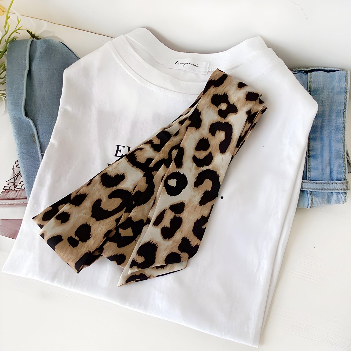 Belt Imprimee Leopard Model Brittaney by Zictor