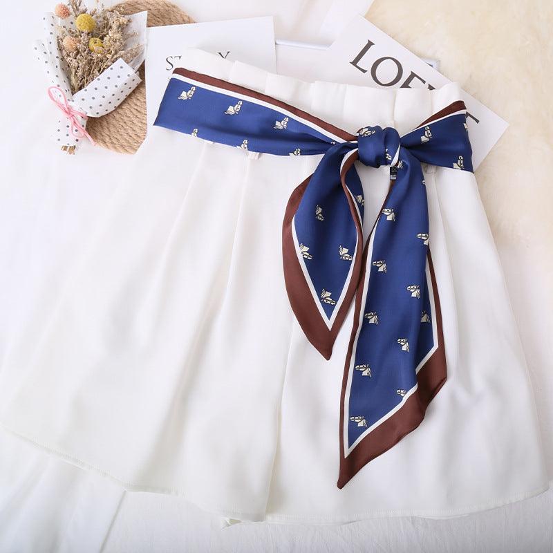 Belt foulard in soie to tête of cheval, model Shen - Zictor