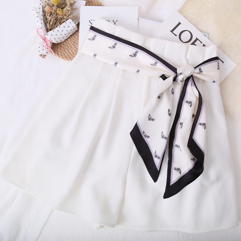 Belt foulard in soie to tête of cheval, model Shen - Zictor
