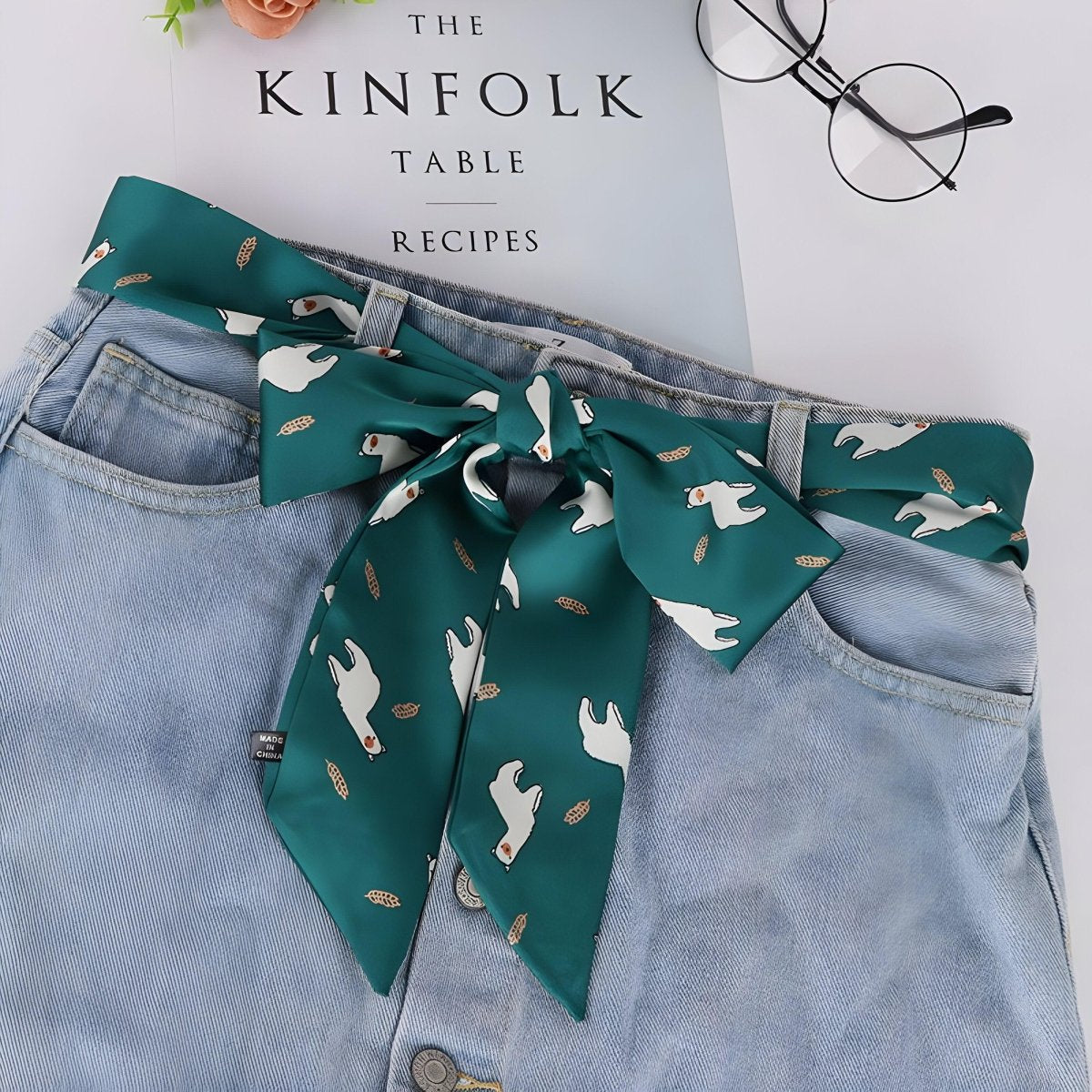 Belt foulard, to motifs KOaklandngas, model KOaklandn - Zictor