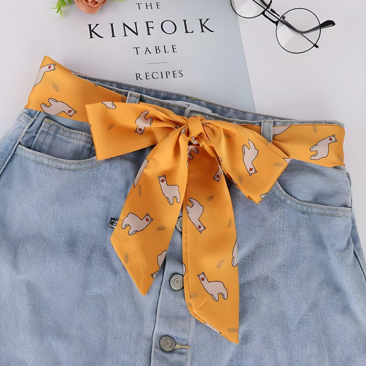Belt foulard, to motifs KOaklandngas, model KOaklandn - Zictor