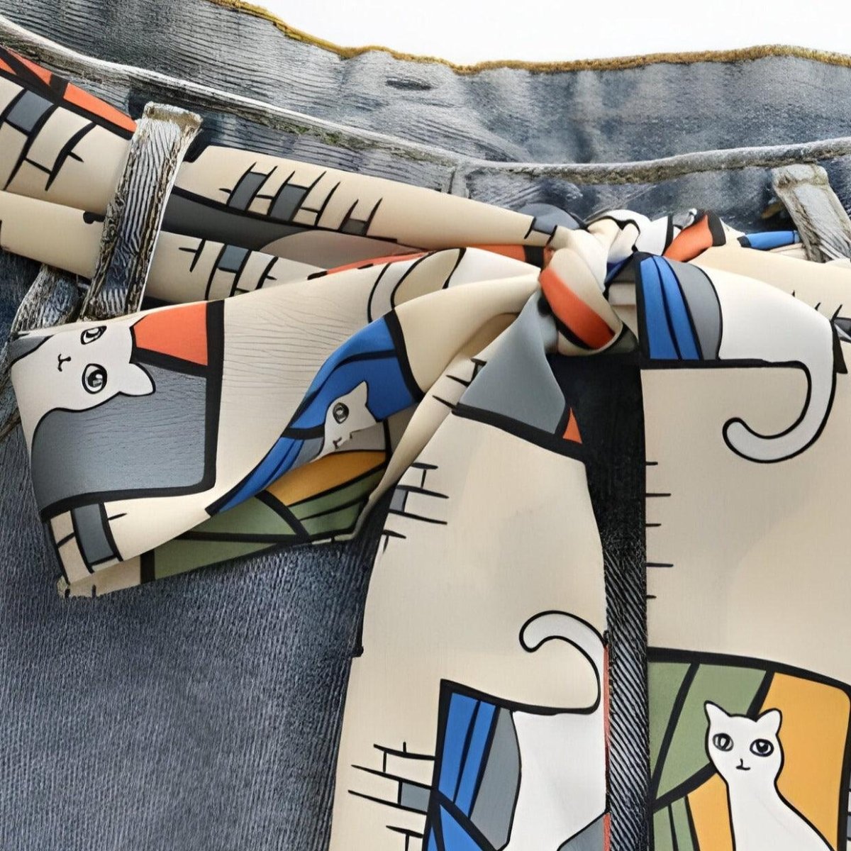 Belt TO Motifs Chats Model Emory by Zictor