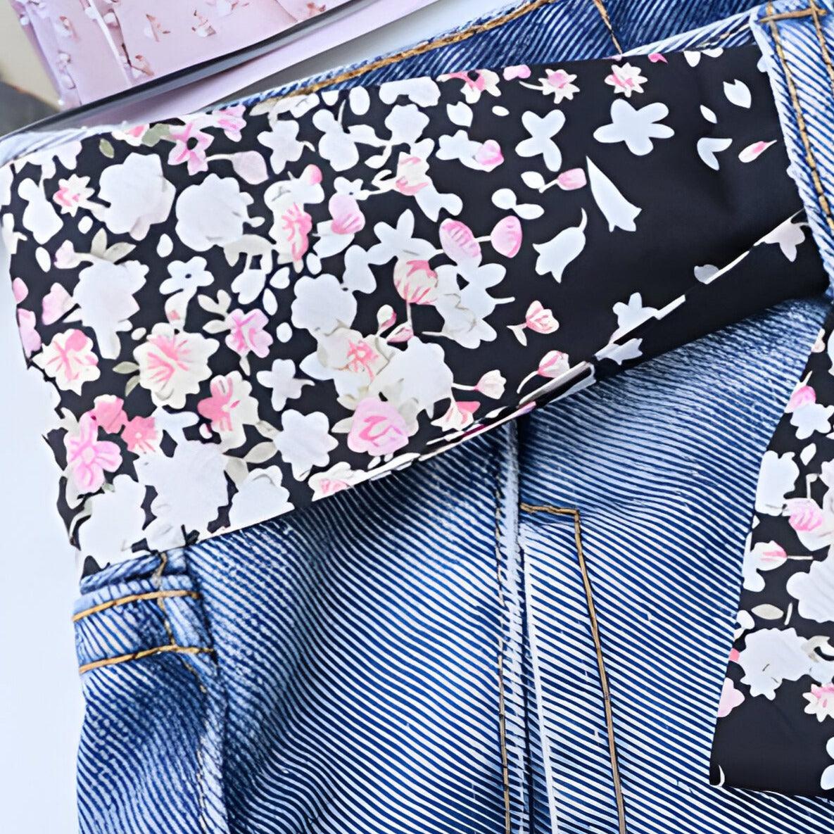 Belt TO Motifs Floraux Roses Model Fox by Zictor