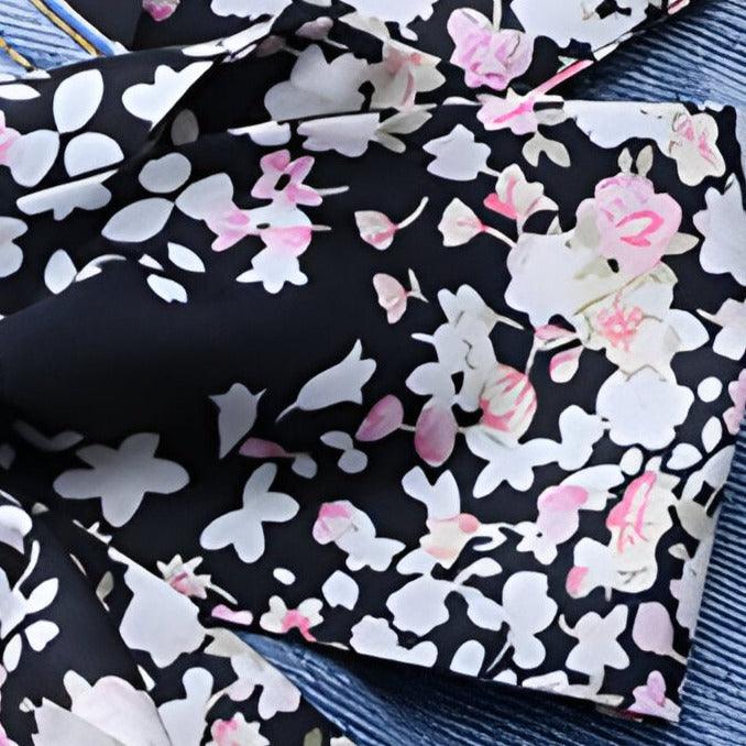 Belt TO Motifs Floraux Roses Model Fox by Zictor