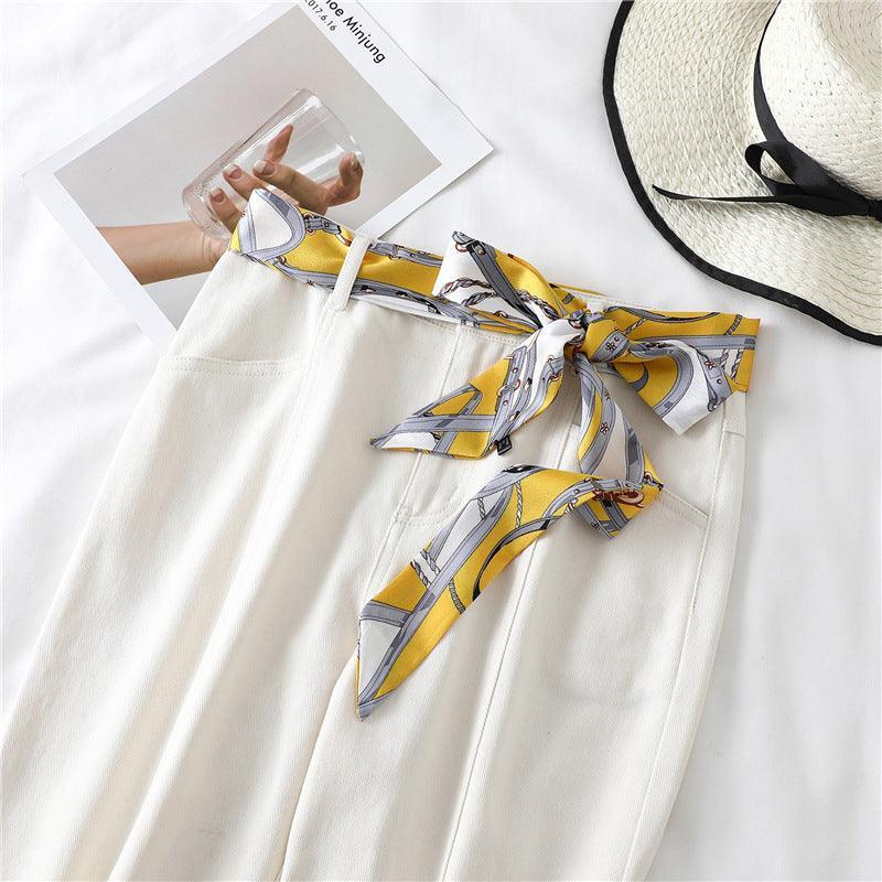 Belt foulard with motif to sac to main, model Lotus - Zictor