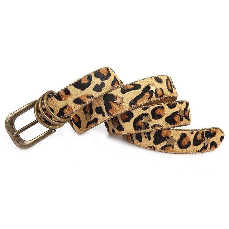 Belt Leopard And Rivet Etoiles For Women Model Chi by Zictor