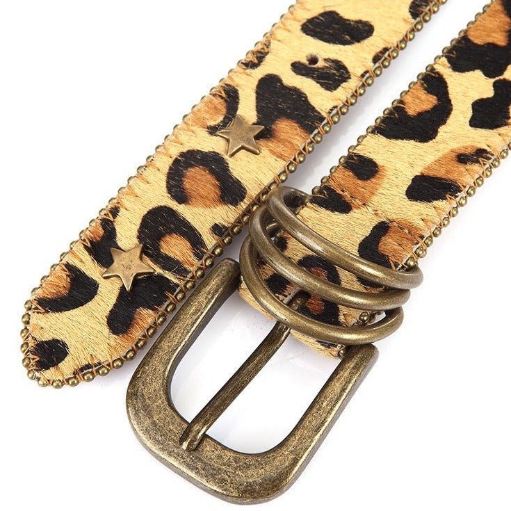 Belt Leopard And Rivet Etoiles For Women Model Chi by Zictor