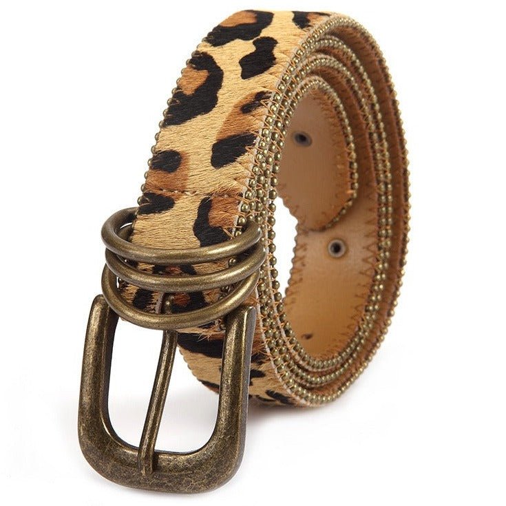 Belt Leopard And Rivet Etoiles For Women Model Chi by Zictor