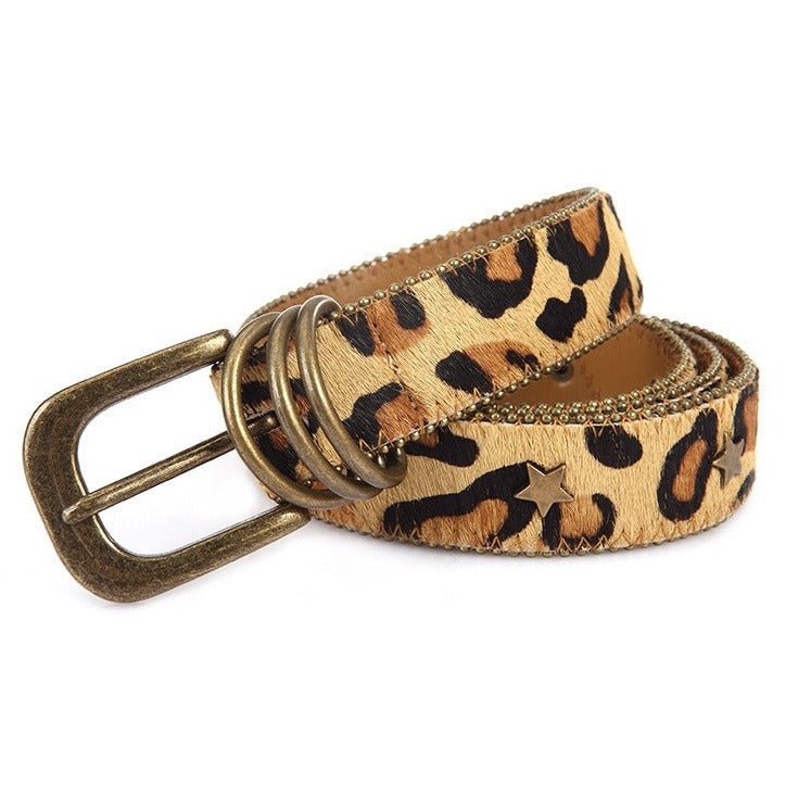 Belt Leopard And Rivet Etoiles For Women Model Chi by Zictor
