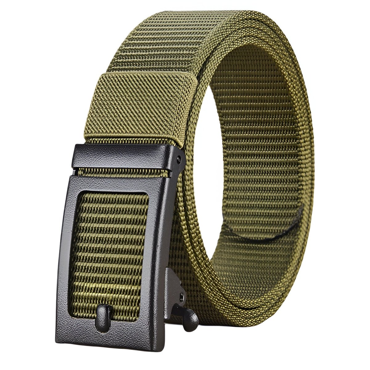 Belt in canvas elastic for men, to buckle auBerkeRayyanyatique, model EMarvel - Zictor
