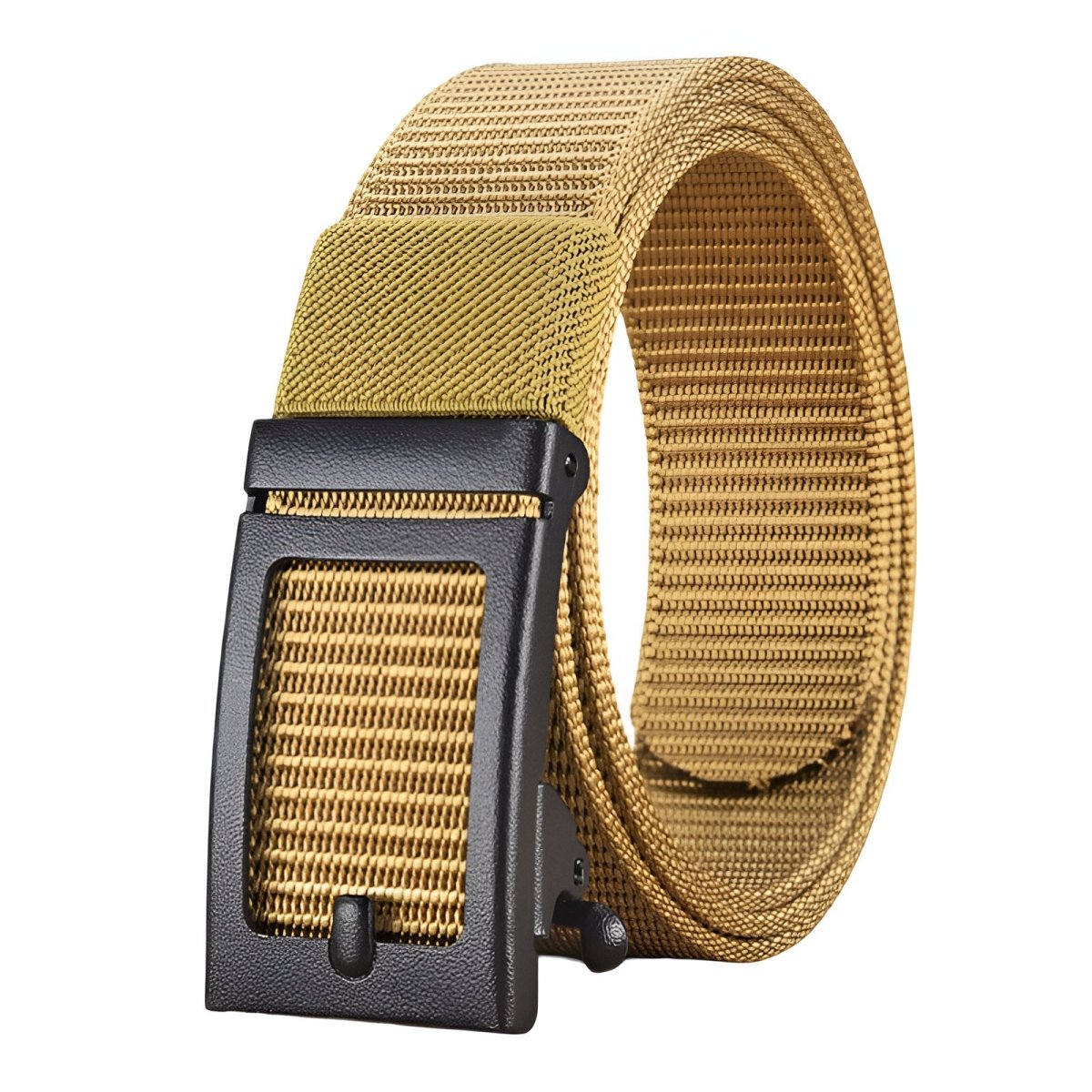 Belt in canvas elastic for men, to buckle auBerkeRayyanyatique, model EMarvel - Zictor