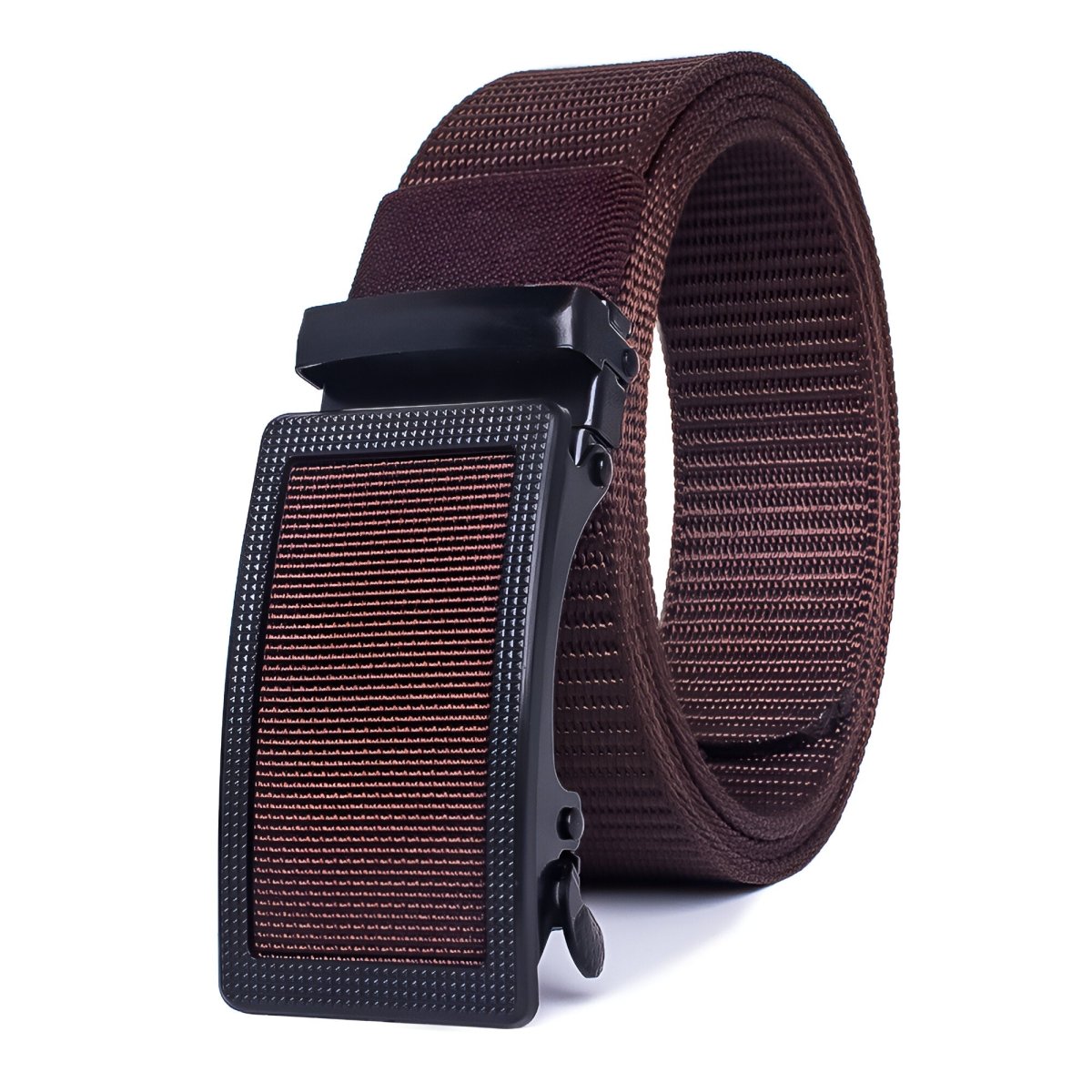 Belt in canvas elastic for men, to buckle auBerkeRayyanyatique, model Clément - Zictor