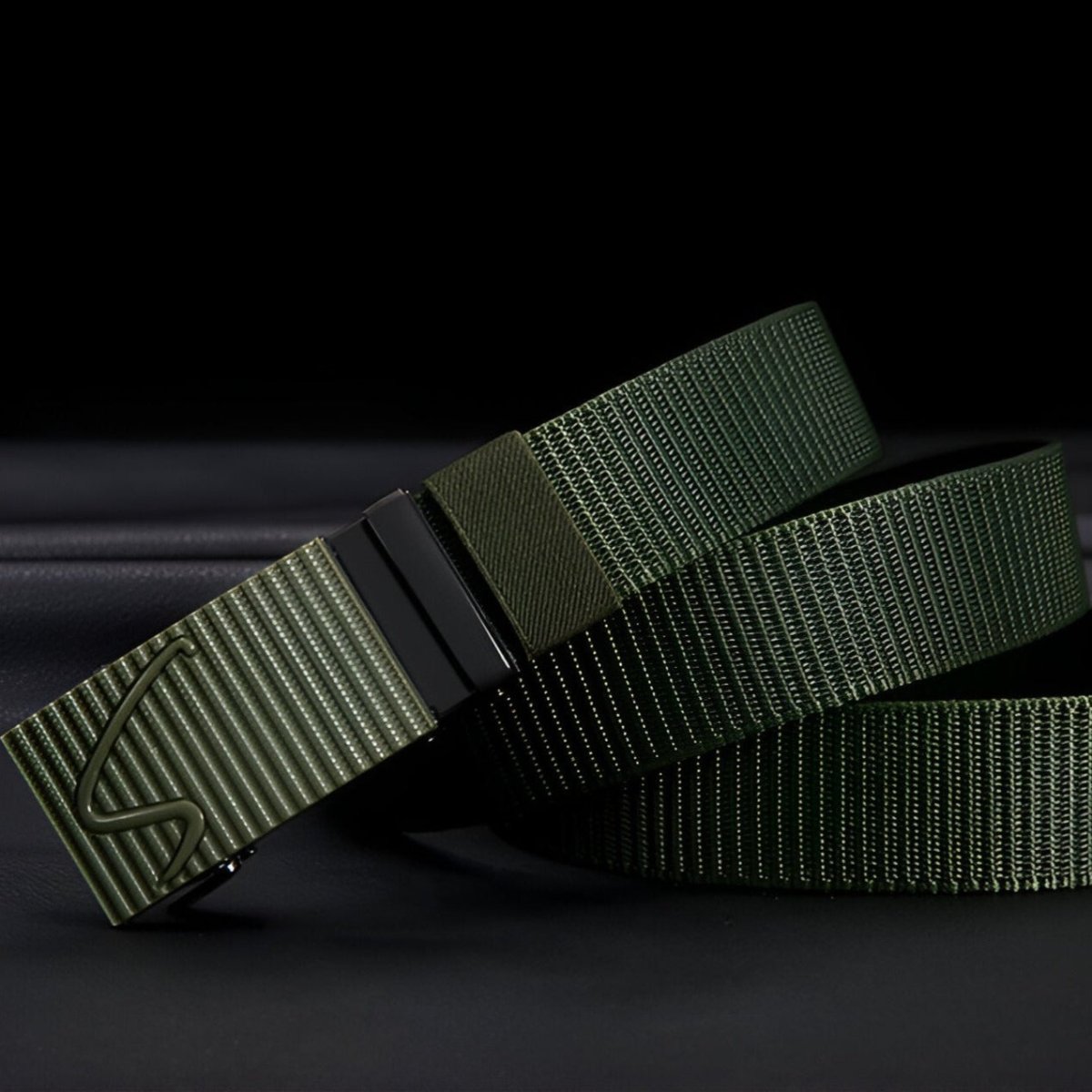 Belt Canvas Elastic For Men TO Buckle Automatic Model Lynseey by Zictor