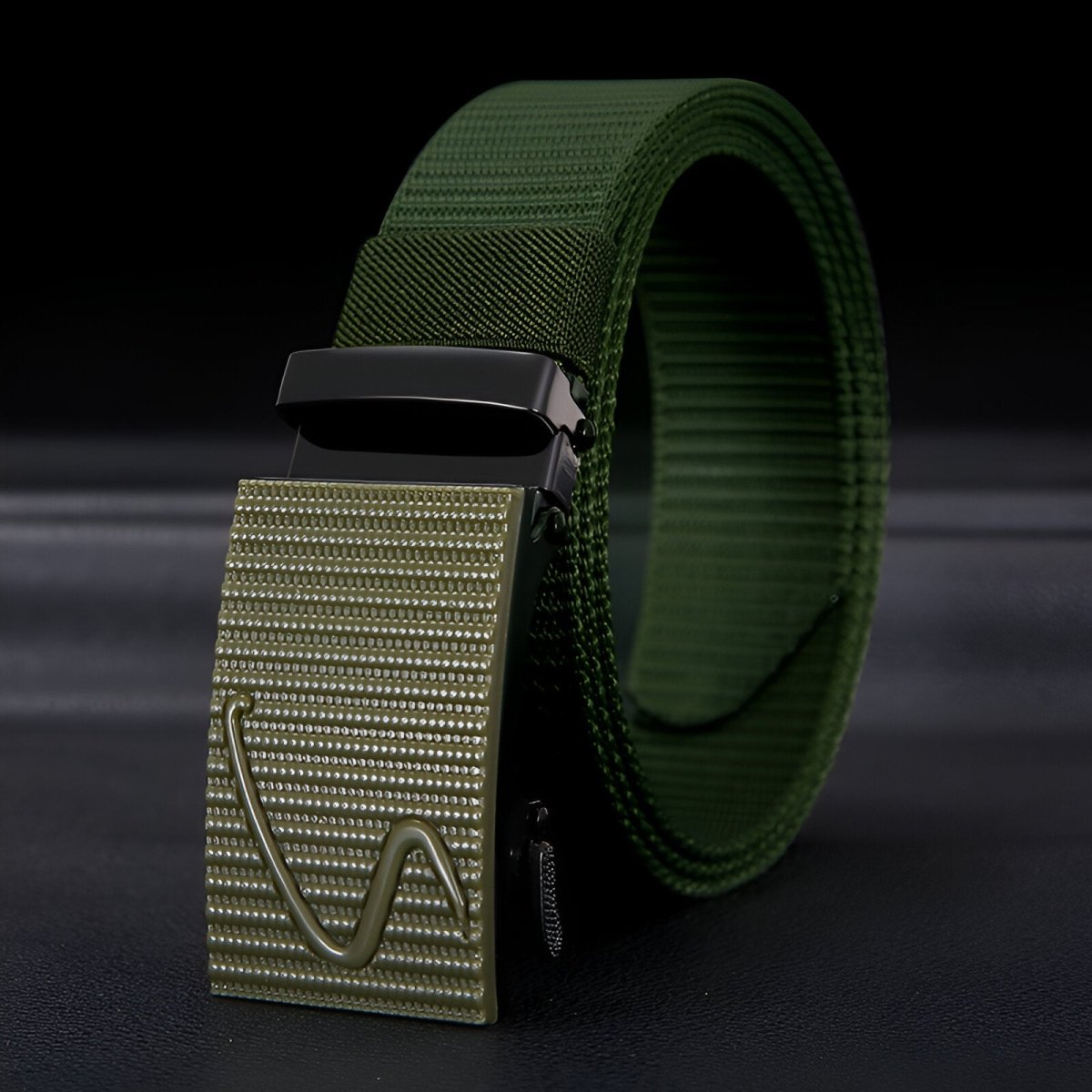 Belt Canvas Elastic For Men TO Buckle Automatic Model Lynseey by Zictor