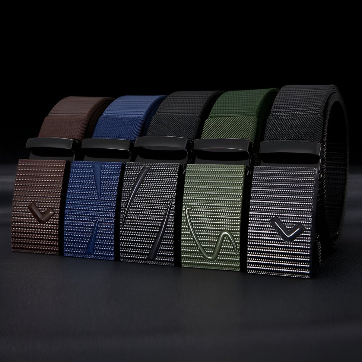 Belt Canvas Elastic For Men TO Buckle Automatic Model Lynseey by Zictor