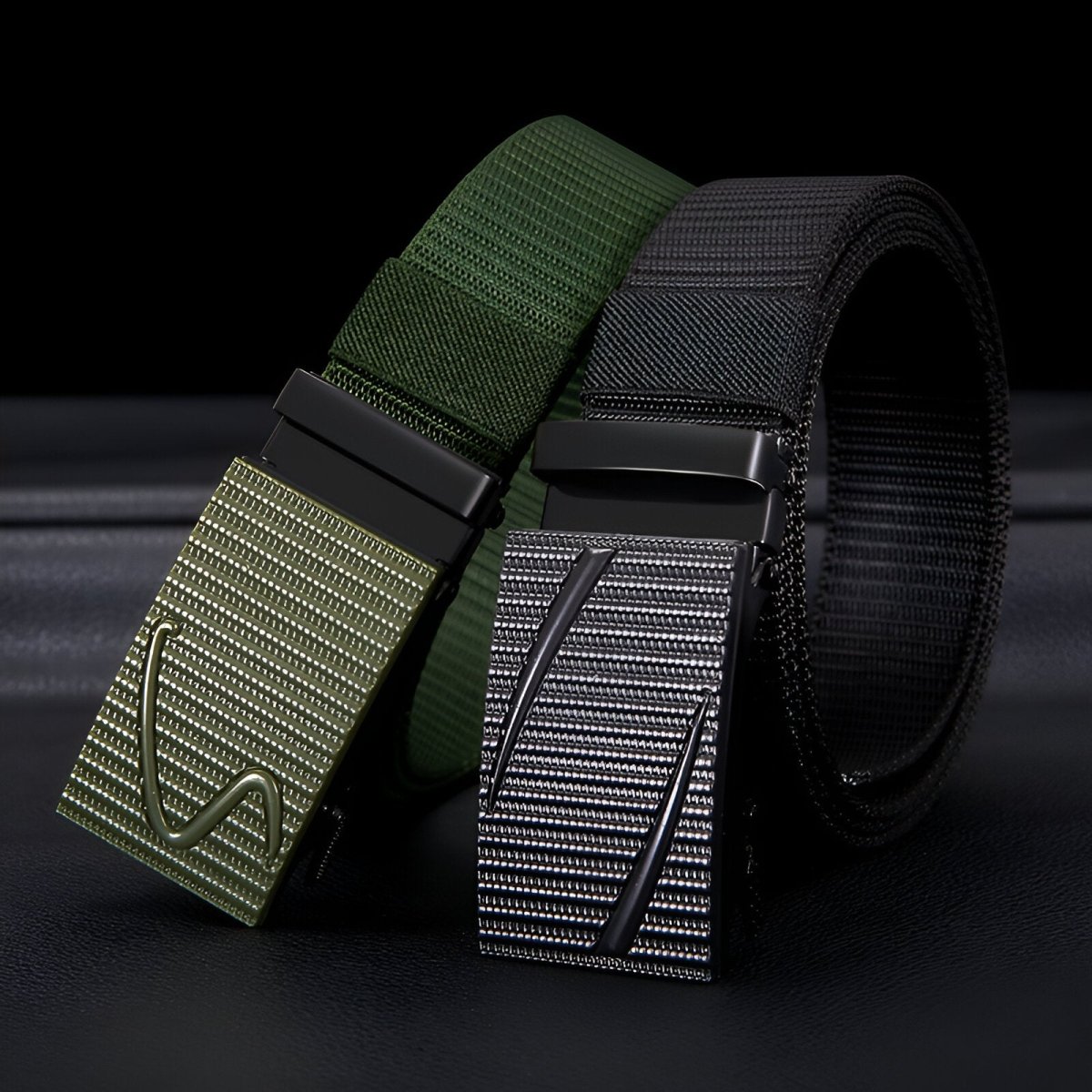 Belt Canvas Elastic For Men TO Buckle Automatic Model Lynseey by Zictor