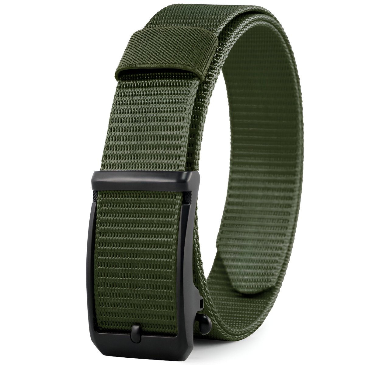 Belt in canvas elastic for men, to buckle auBerkeRayyanyatique, model Rivar - Zictor