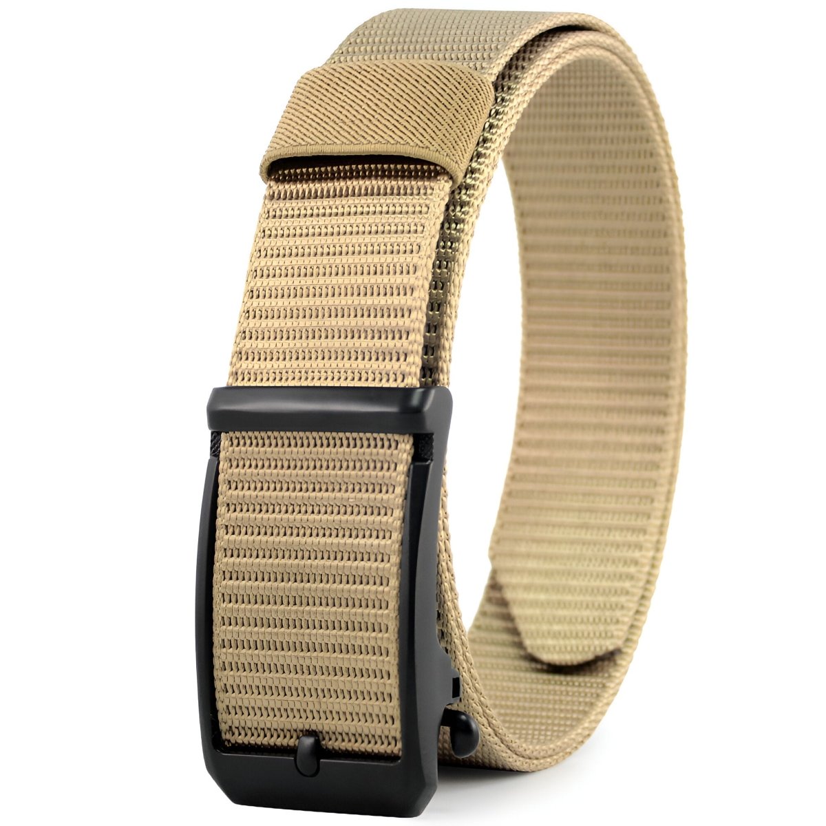 Belt in canvas elastic for men, to buckle auBerkeRayyanyatique, model Rivar - Zictor