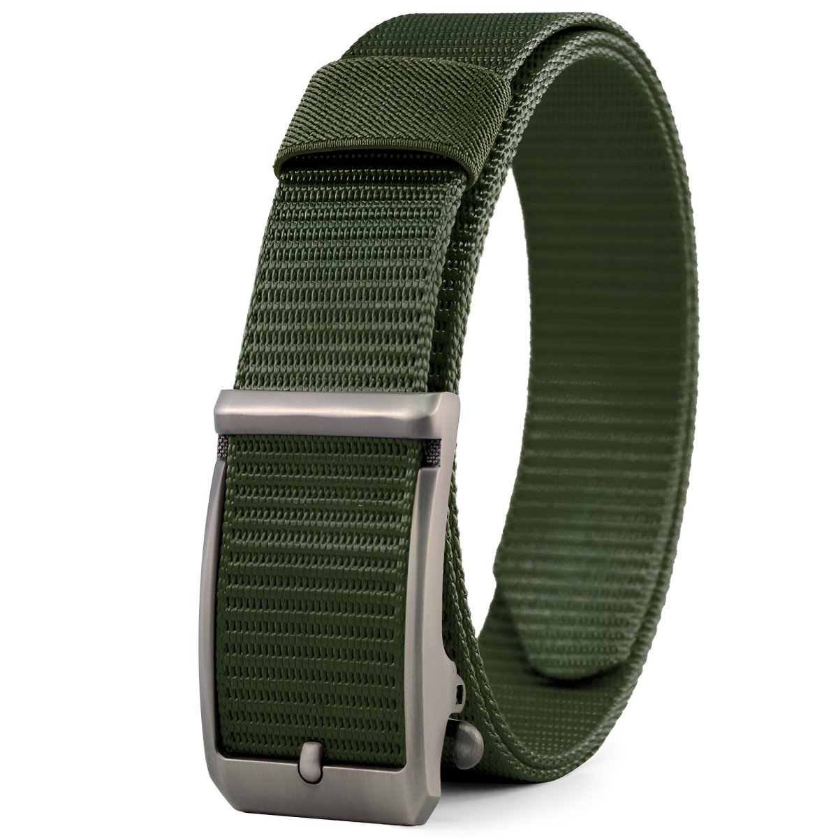 Belt in canvas elastic for men, to buckle auBerkeRayyanyatique, model Rivar - Zictor