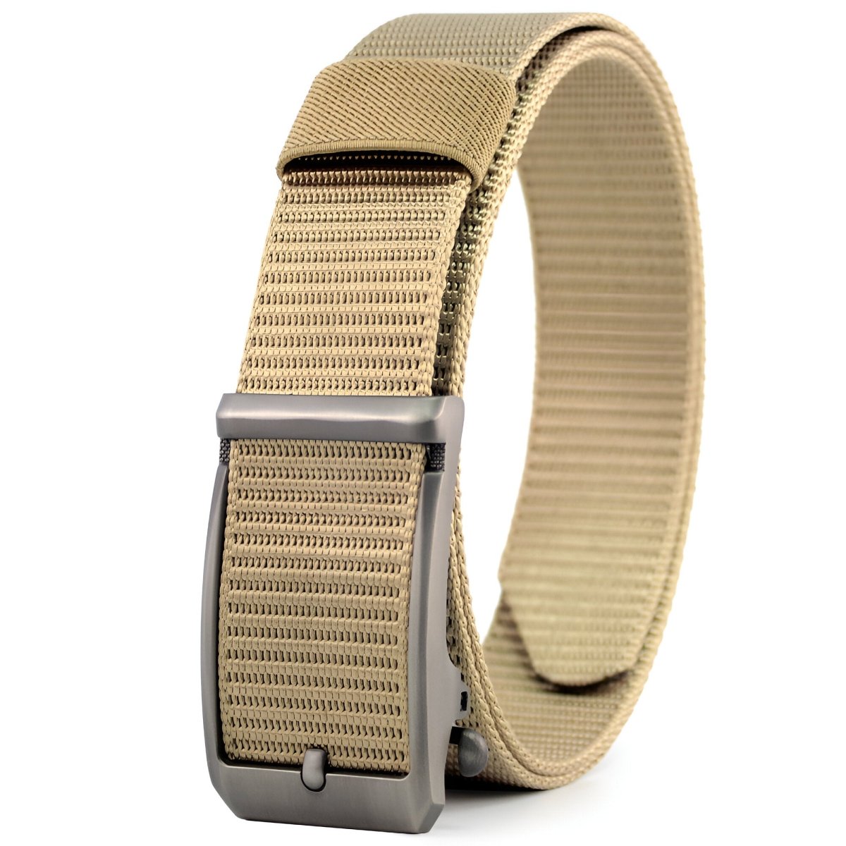 Belt in canvas elastic for men, to buckle auBerkeRayyanyatique, model Rivar - Zictor