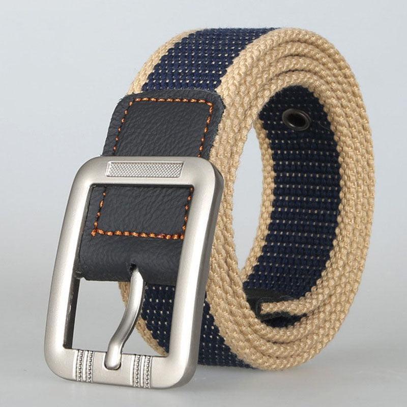 Belt in canvas for men, model Sifaeuie - Zictor