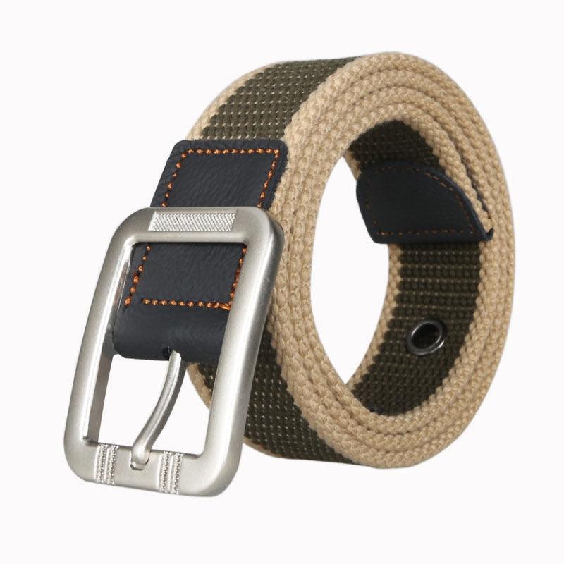 Belt in canvas for men, model Sifaeuie - Zictor