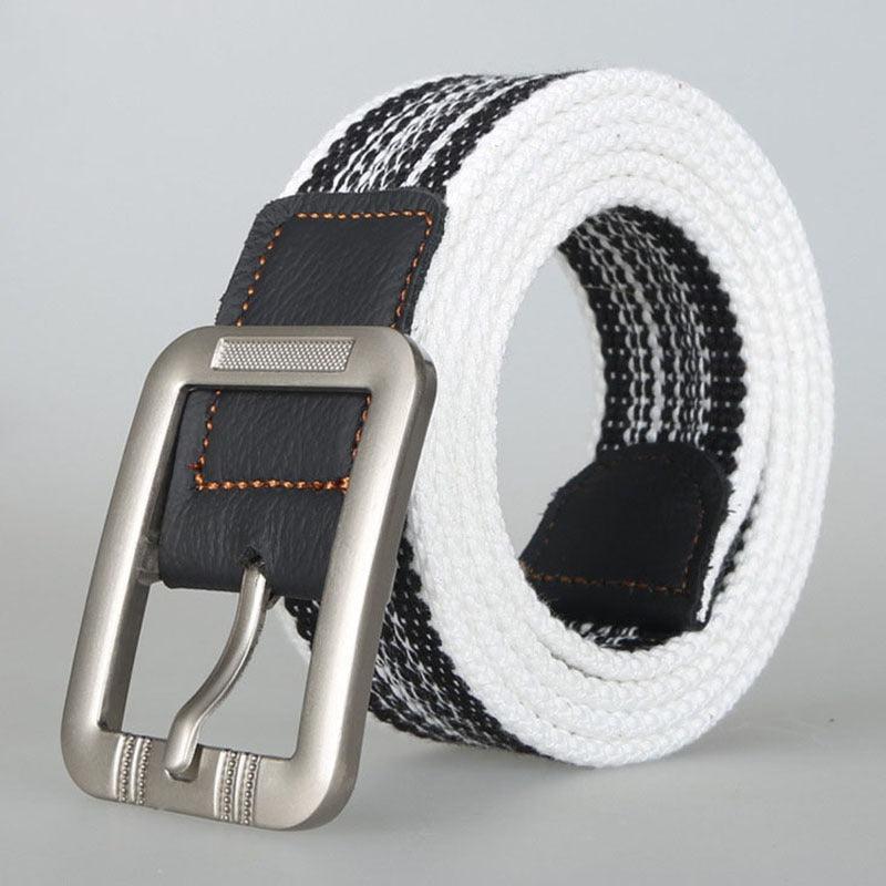Belt in canvas for men, model Sifaeuie - Zictor