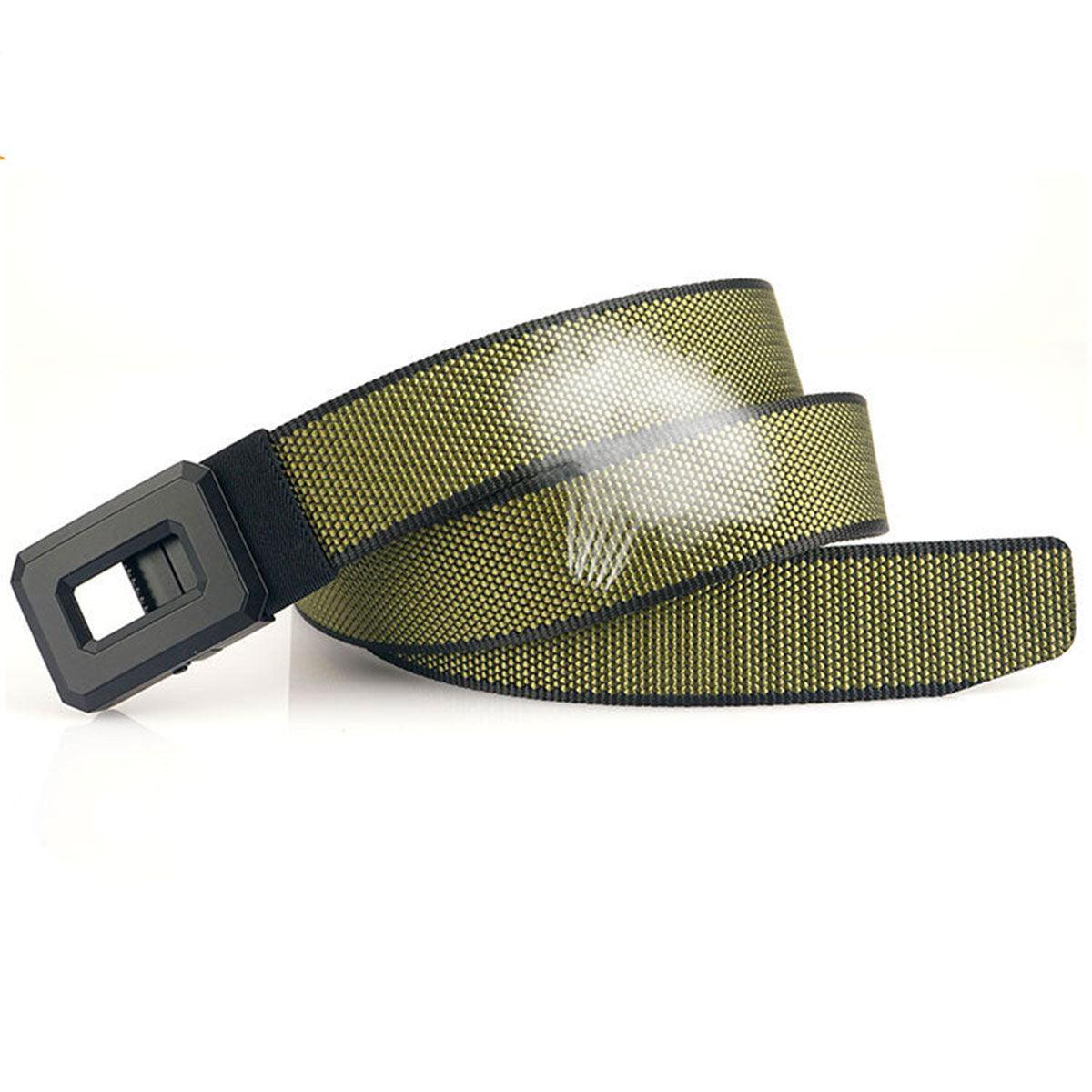 Belt Canvas Nylon Elastic With Buckle Automatic Model Khanh by Zictor
