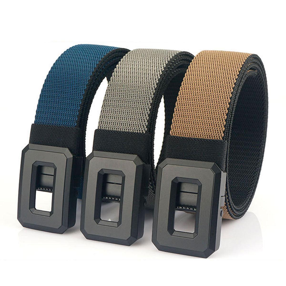 Belt Canvas Nylon Elastic With Buckle Automatic Model Khanh by Zictor