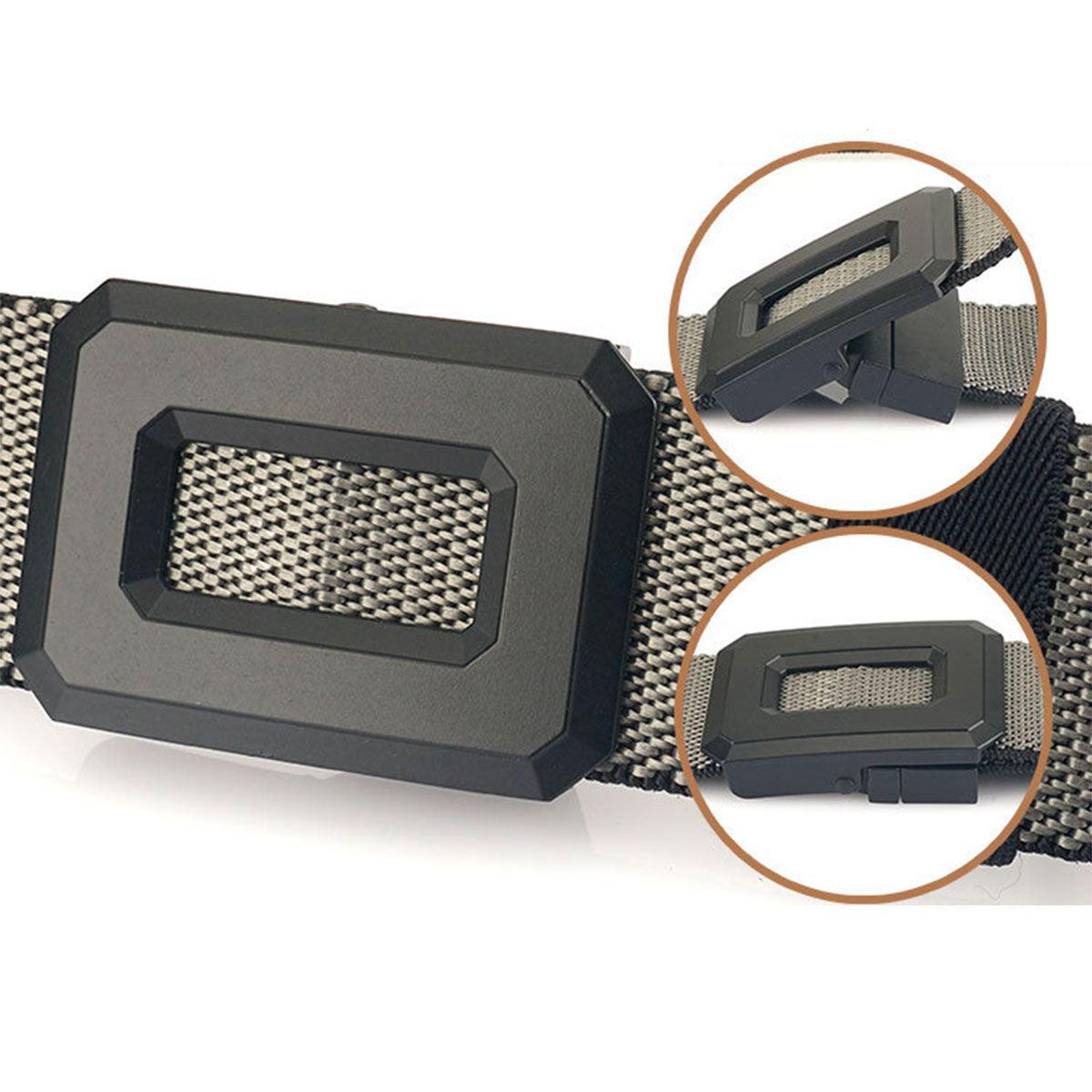 Belt Canvas Nylon Elastic With Buckle Automatic Model Khanh by Zictor