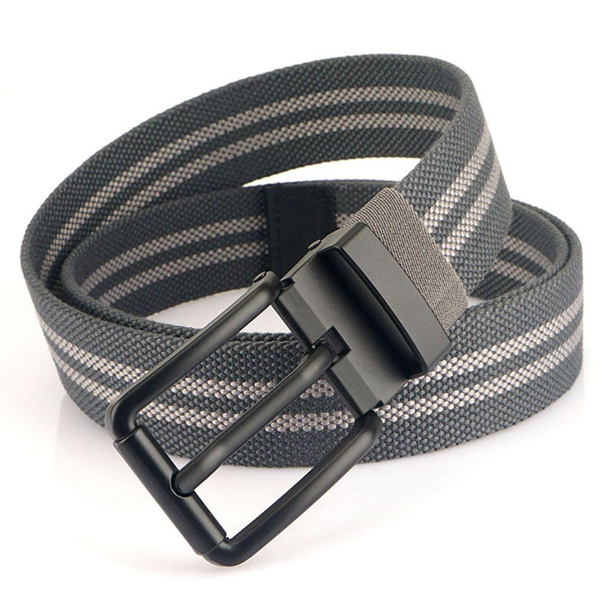 Belt in Canvas Nylon to Simranures with buckle black, model Journee - Zictor