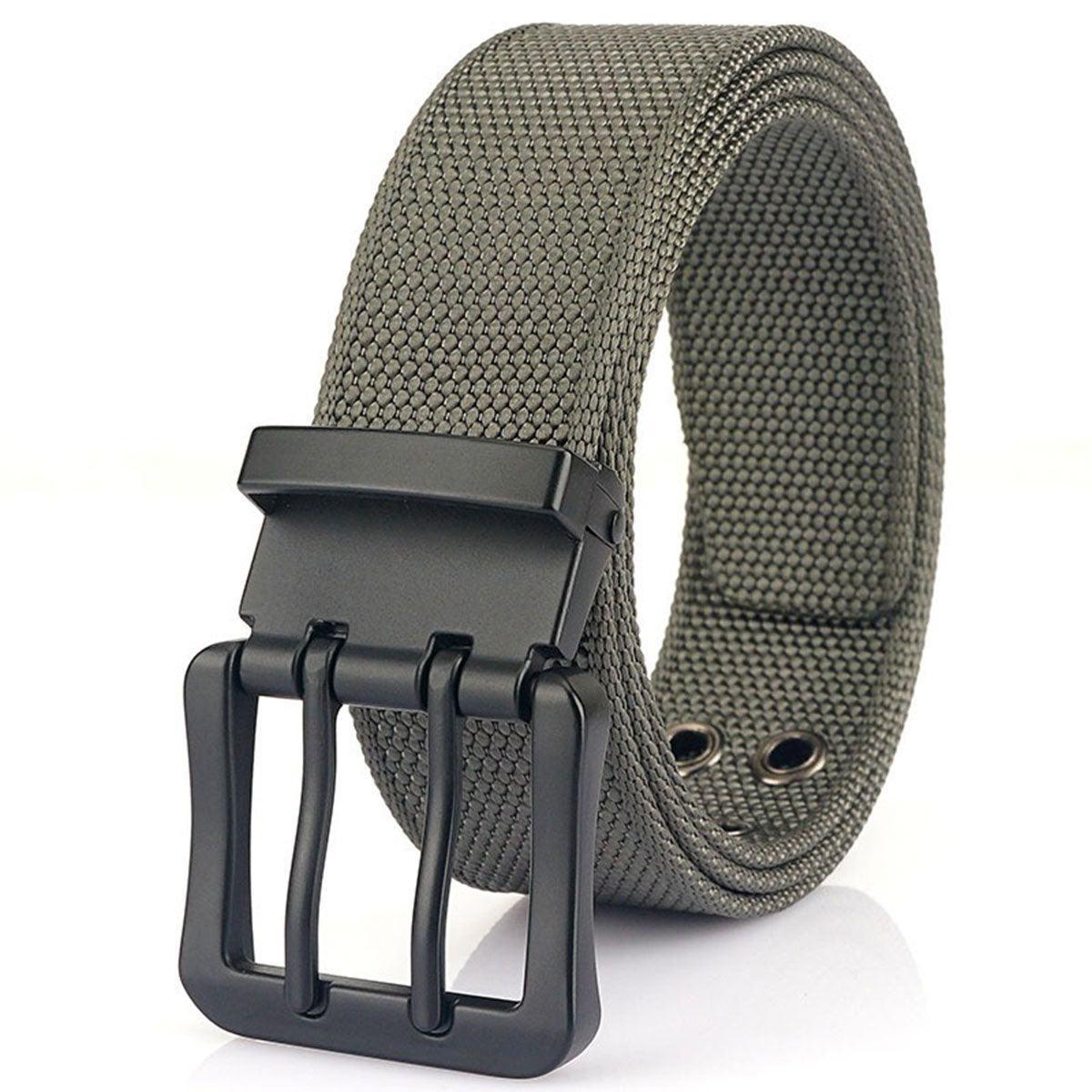 Belt in Canvas Nylon to double prong, model Peytyn - Zictor
