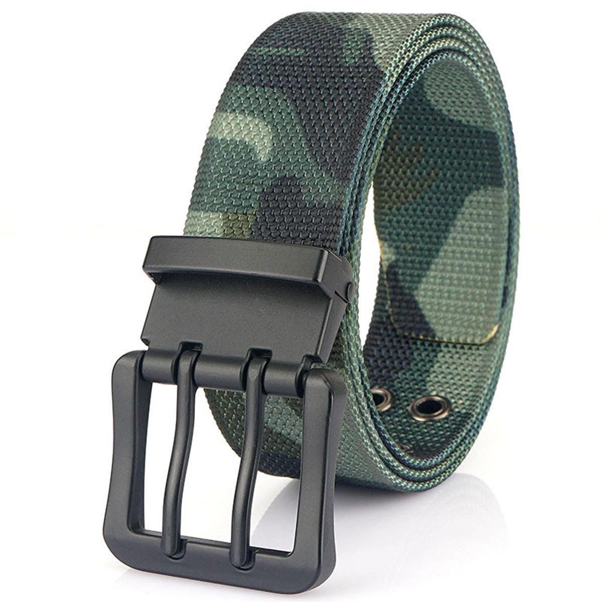 Belt in Canvas Nylon to double prong, model Peytyn - Zictor