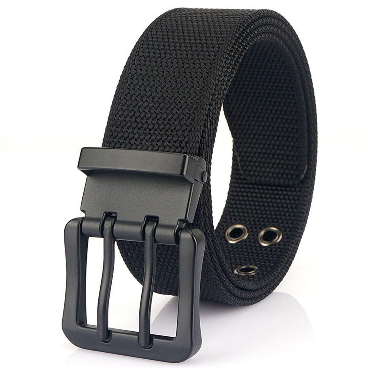 Belt in Canvas Nylon to double prong, model Peytyn - Zictor