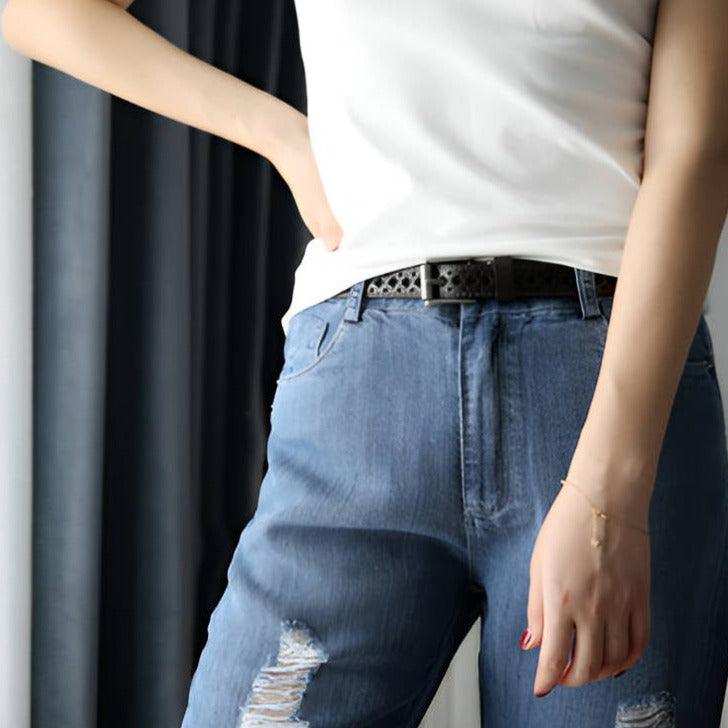 Belt Leather Ajouree For Women Model Ofir by Zictor