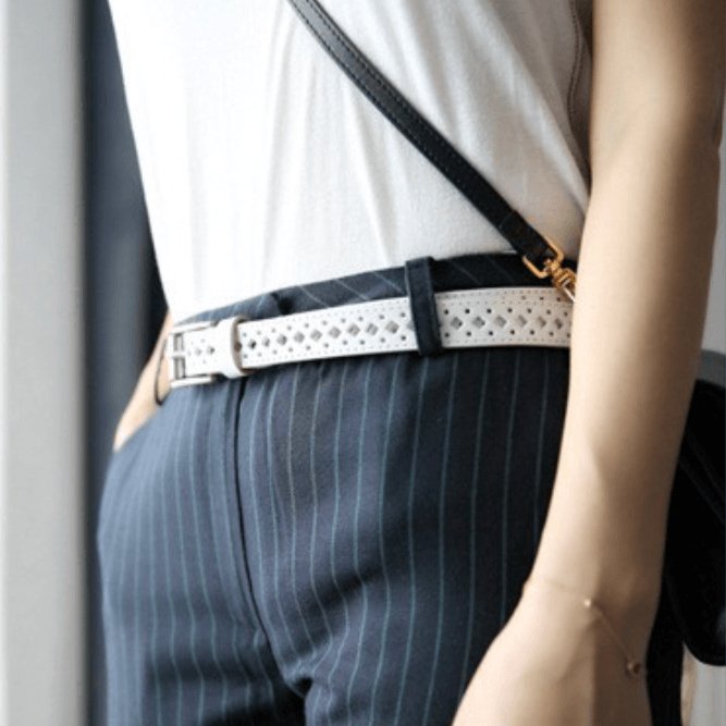 Belt Leather Ajouree For Women Model Ofir by Zictor