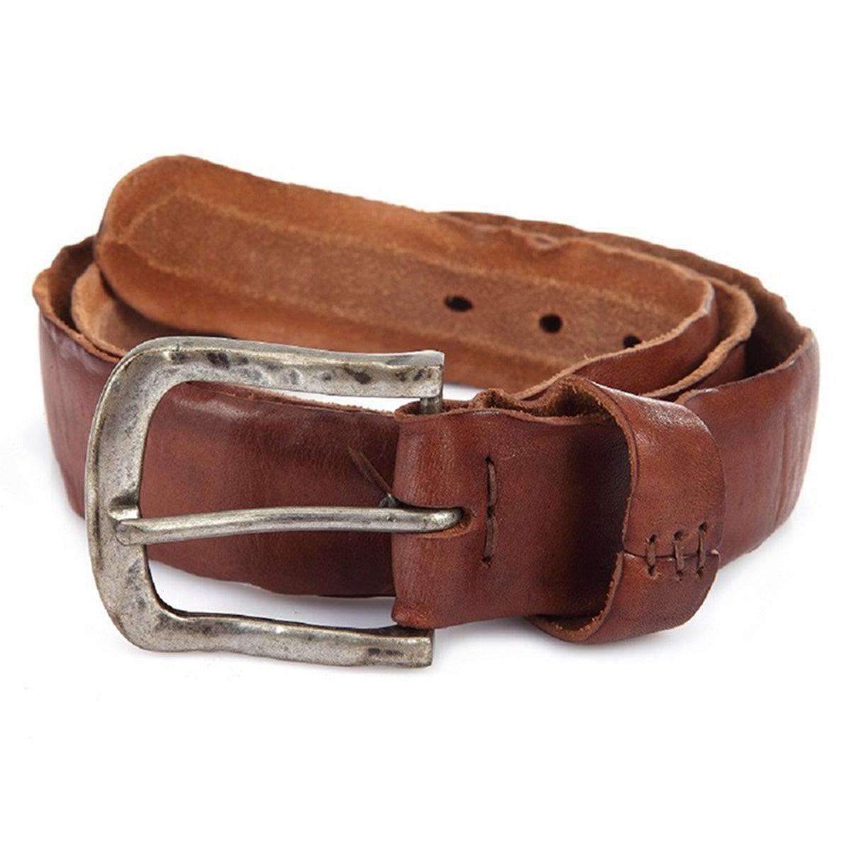 Belt Leather For Men TO Laspect Vieilli Model August by Zictor