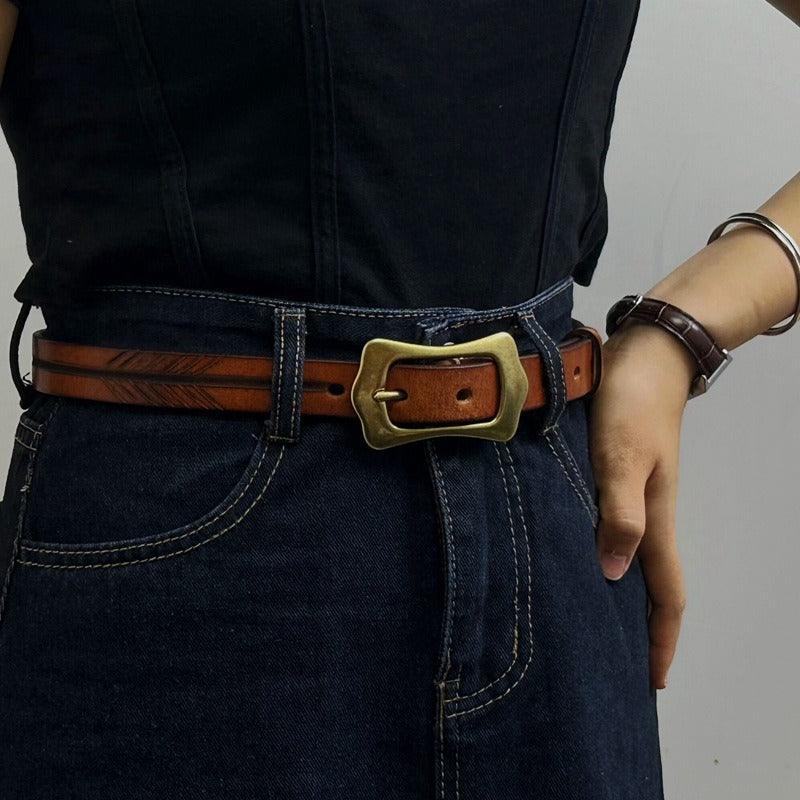 Belt Leather For Women Model Gale by Zictor