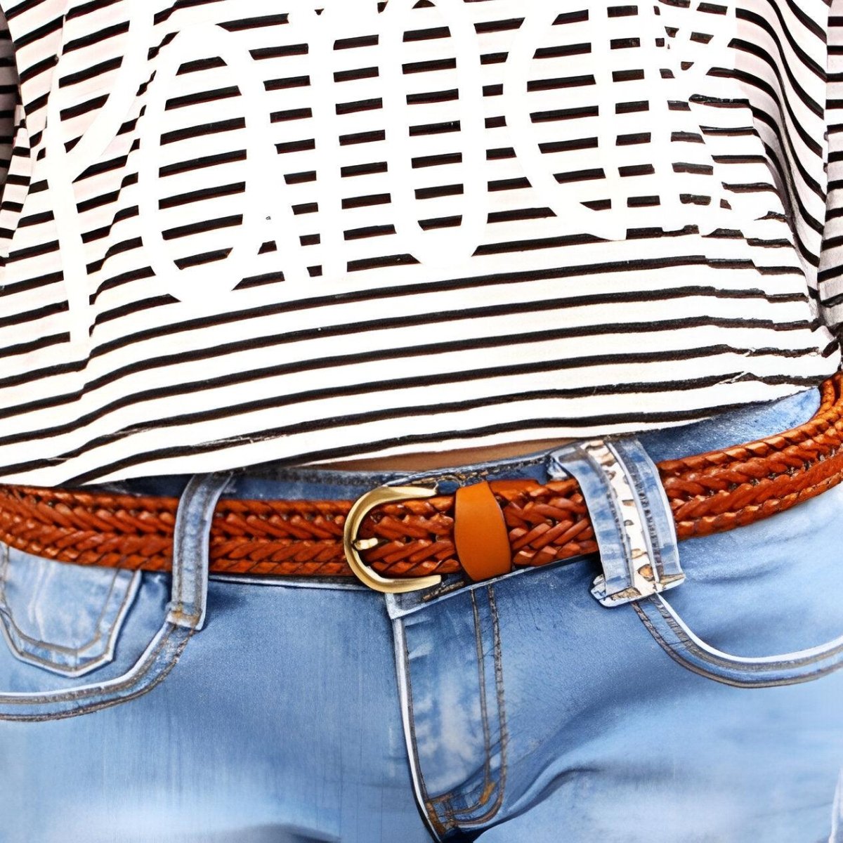 Belt Leather For Women Model Edeno by Zictor