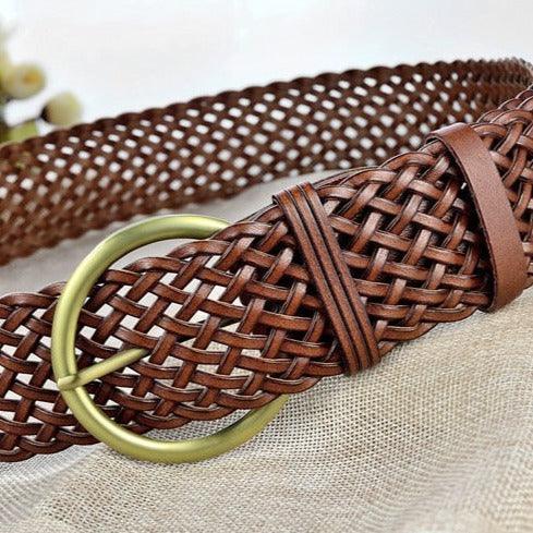Belt Leather Braid Model Ife by Zictor