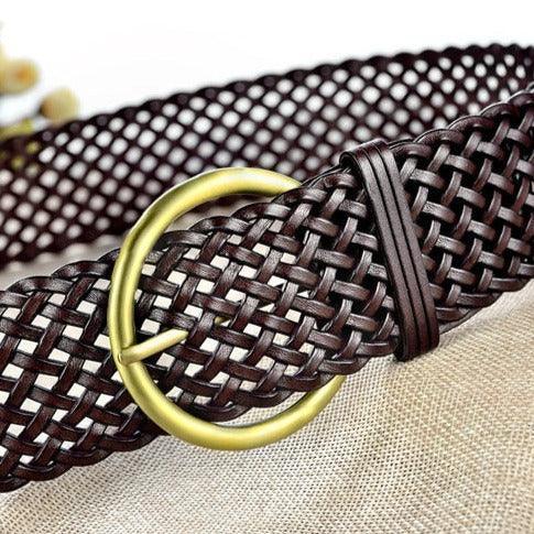 Belt Leather Braid Model Ife by Zictor