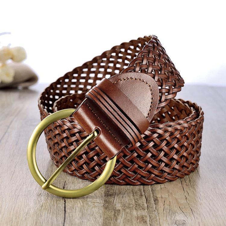Belt Leather Braid Model Ife by Zictor