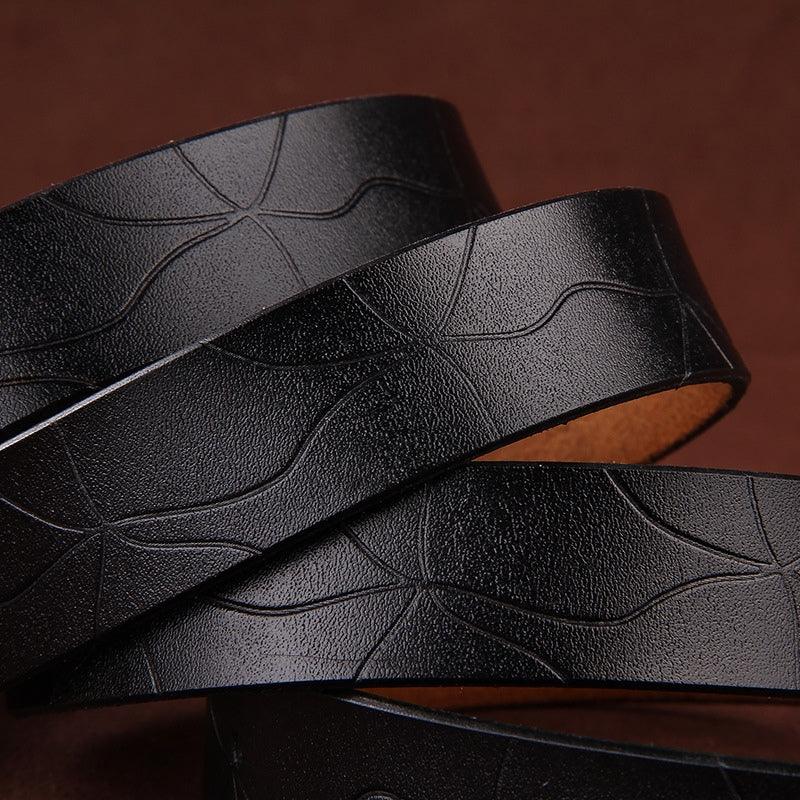 Belt Leather Lisse For Women Buckle Decor Vegetal Model Edenn by Zictor