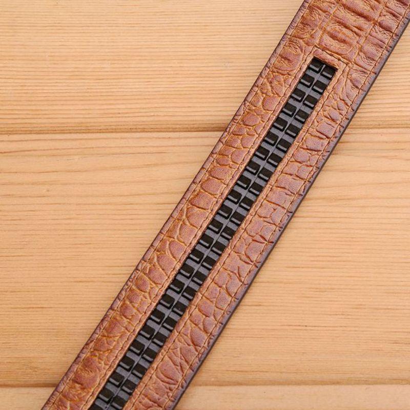 Belt Leather Buckle Golden Aigle For Men Model Dominique by Zictor