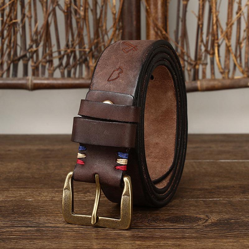 Belt Leather For Men Model Quyen by Zictor