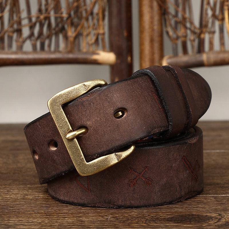 Belt Leather For Men Model Quyen by Zictor