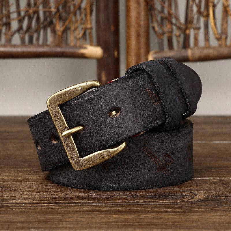 Belt Leather For Men Model Quyen by Zictor