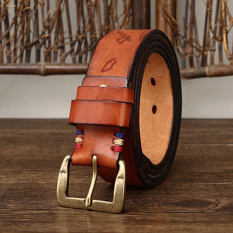 Belt Leather For Men Model Quyen by Zictor