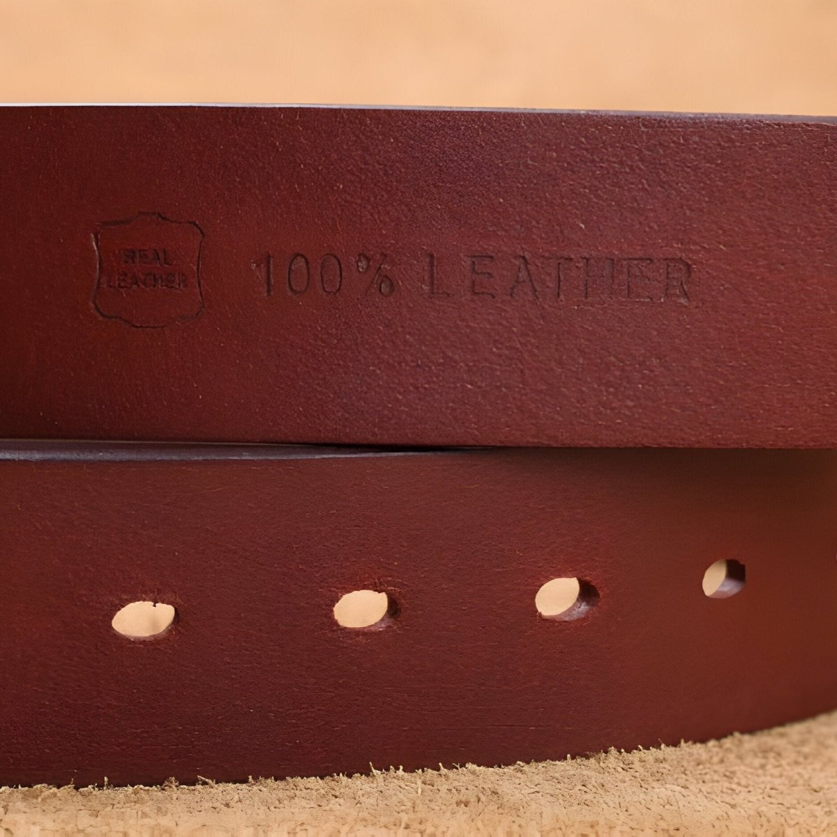Belt Leather For Men Buckle Brass Hypoallergenique Model Frost by Zictor