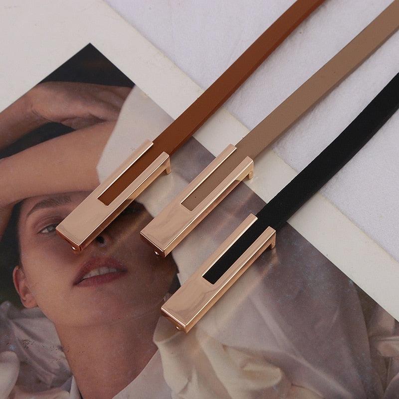 Belt Leather For Women Model An by Zictor